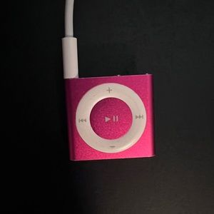 Hot pink iPod nano shuffle